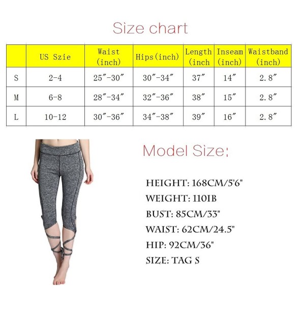 Belly Dance Pants Yoga Tights Tie up Leggings Strappy Dry Fit Workout ...