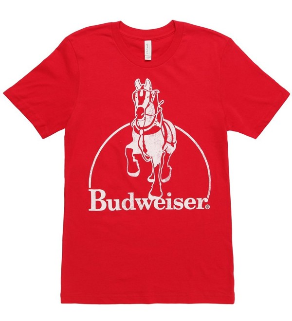 Budweiser Vintage Clydesdale Adult T-shirt - Red - CB186AZRTH6