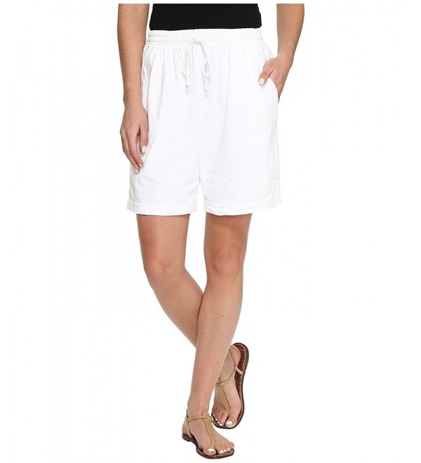 Womens Jersey Shorts - White - C512MXLE0J4
