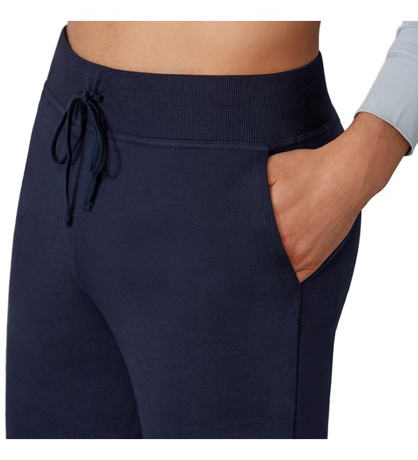 Men's Sweatpant Shorts - Navy - CC11AHG8QM7