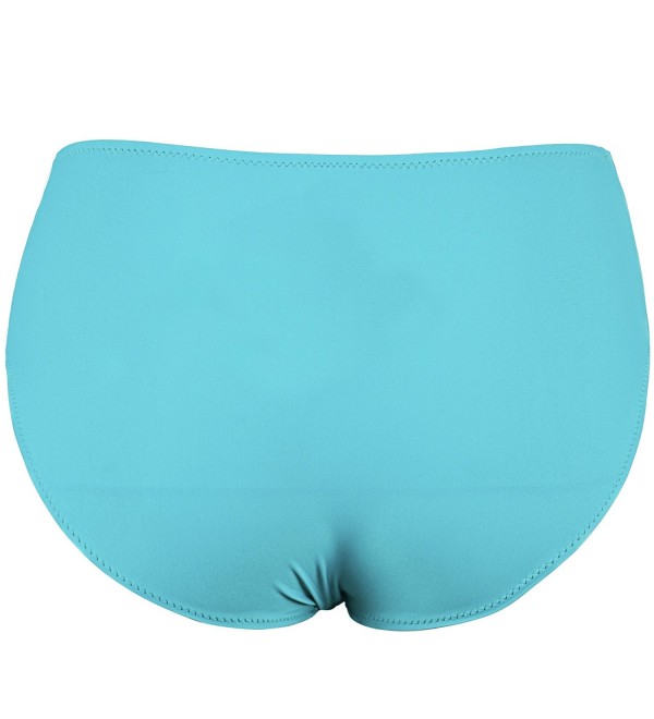 Women's UPF50+ Solid Color Bikini Bottom High Waist Swim Bottom Tankini ...