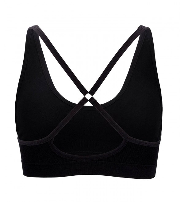 Women's Sport Bras Pullover Comfort Bra With Removable Padding Fitness ...