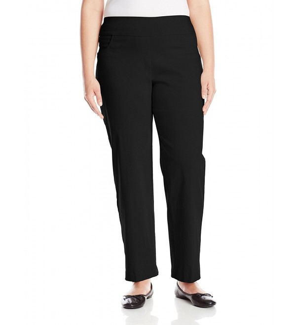 Women's Plus-Size Pull-On Solar Millennium Pant - Black - CD11XC35COX