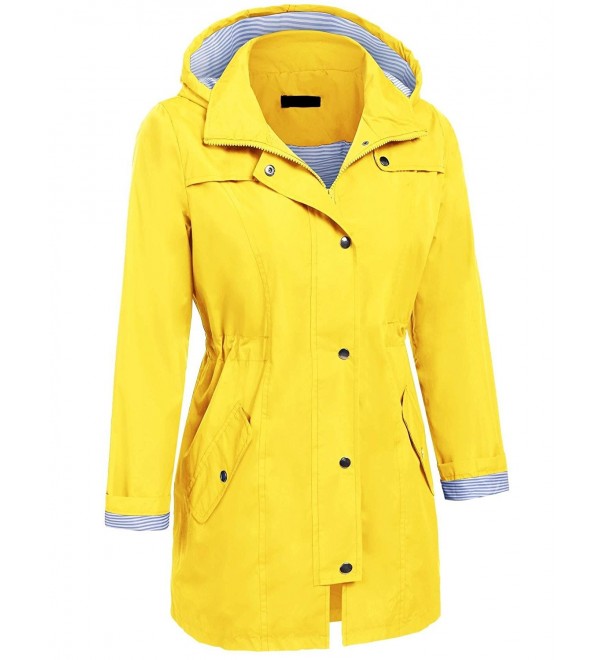 Womens Lightweight Hooded Waterproof Active Outdoor Rain Jacket S-XXL ...