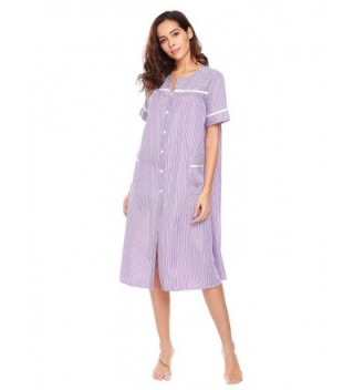 button down night gown