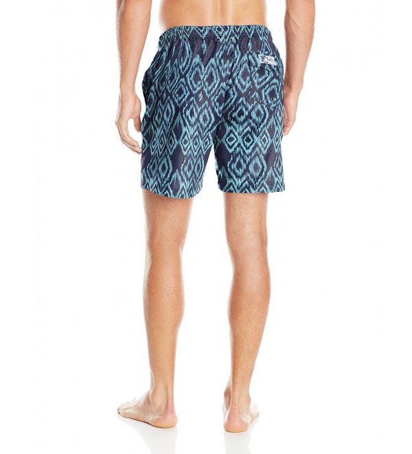 Men's San O 6.5 inch Pattern Swim - Marine/Sea Sponge - CN12MZCG5AX