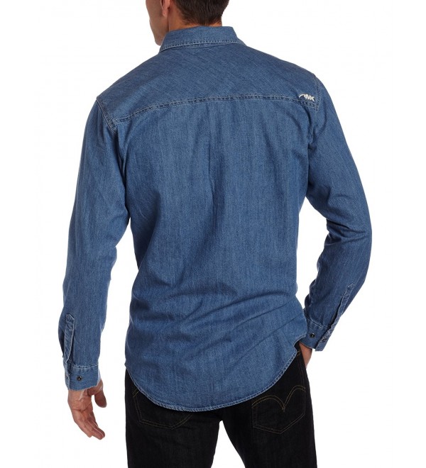 Men's Original Mountain Denim Shirt - Light Indigo - CJ116H860T1