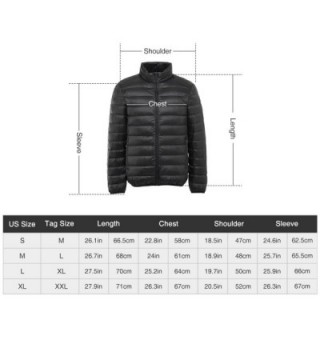 Men's Goose Down Jacket With Packable Pouch For Outdoor - Only 9oz ...