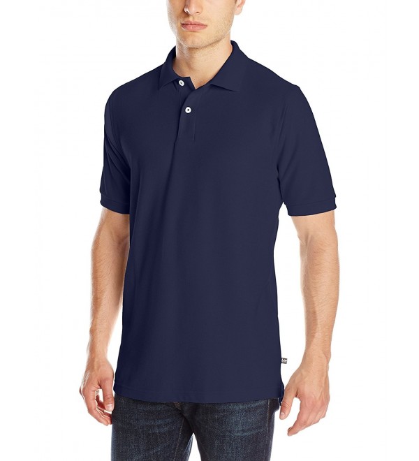 Men's Classic Fit Short Sleeve Polo Shirt - Navy - CO11UJXAK45