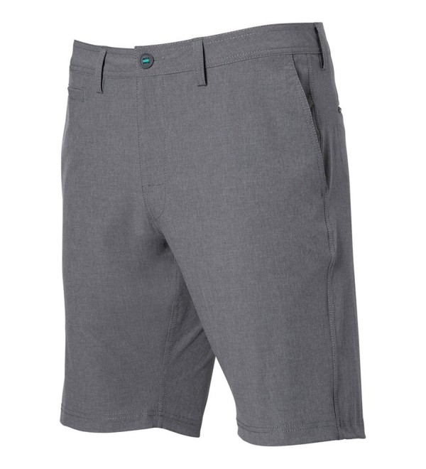 Mens Stretch Boardwalker Shorts - Dark Grey - CH12CU5ROFD
