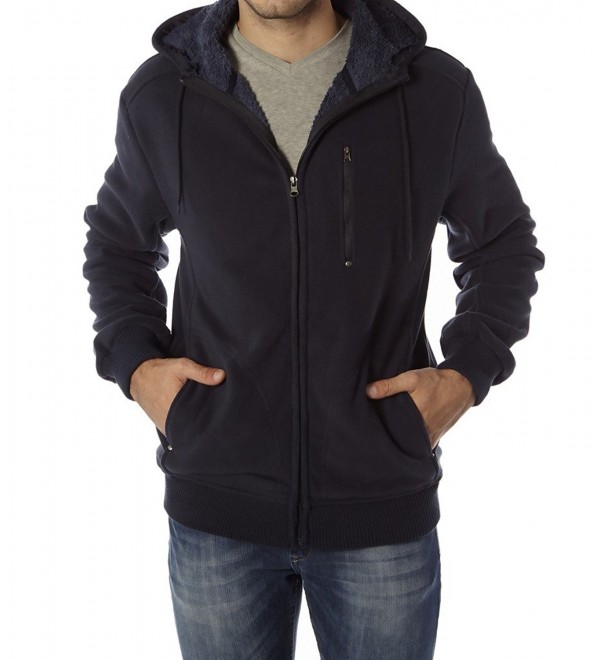 sherpa fleece hoodie mens