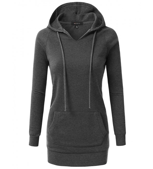 Longline Pullover Raglan Tunic Hoodie Sweatshirts For Women - Awohol084 ...